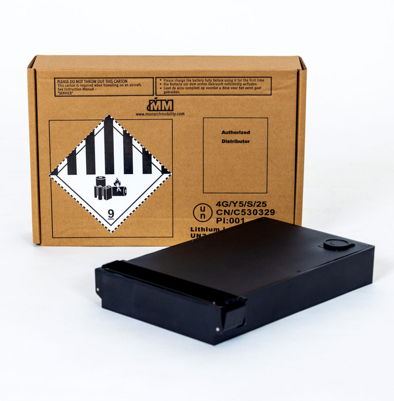 Monarch 10Ah Magnetic Lithium-Ion Mobility Scooter Battery