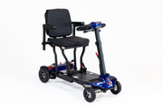 Monarch Genie Folding Mobility Scooter – Blue