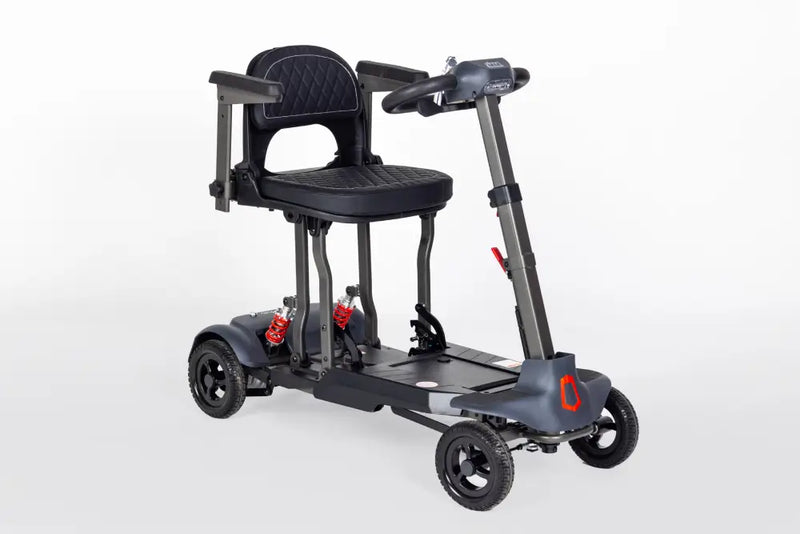 Monarch Genie Auto Automatic Folding Mobility Scooter – Grey