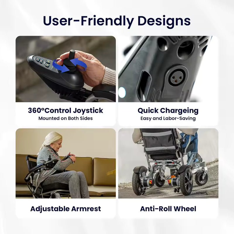 TerrainPro Lightweight Electric Wheelchair