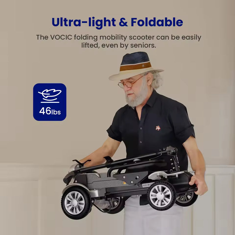 4-Wheel Foldable Mobility Scooter