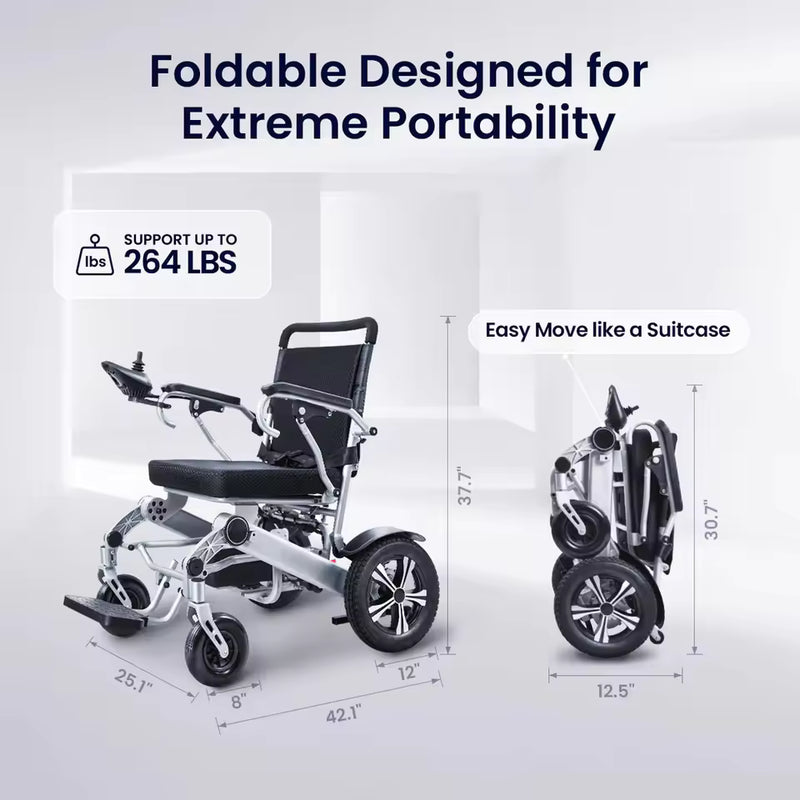 TerrainPro Lightweight Electric Wheelchair