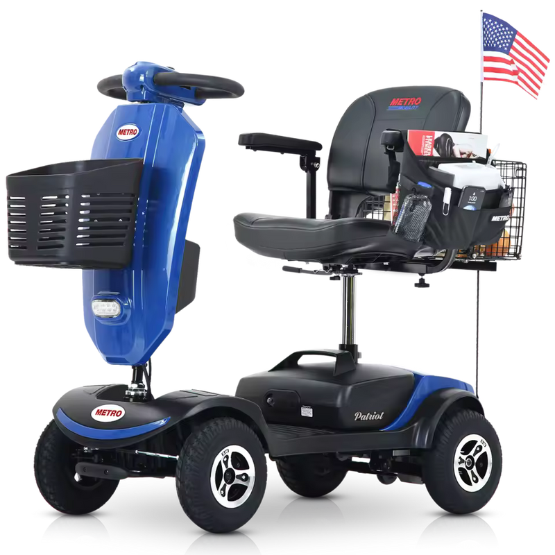 Metro Mobility 4-Wheel Mobility Scooter – 300W Motor, USB Charging Port