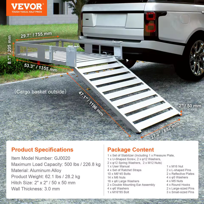 SucceBuy Aluminum Mobility Scooter Ramp Carrier
