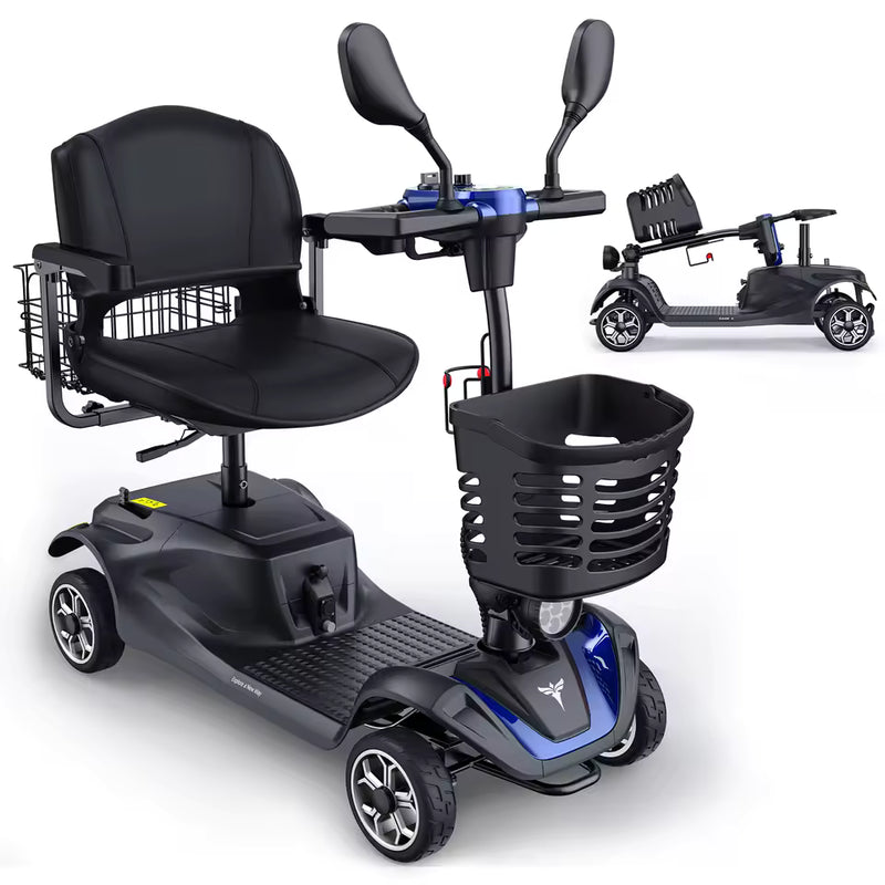 ENGWE Travel Mobility Scooter with Dual Baskets
